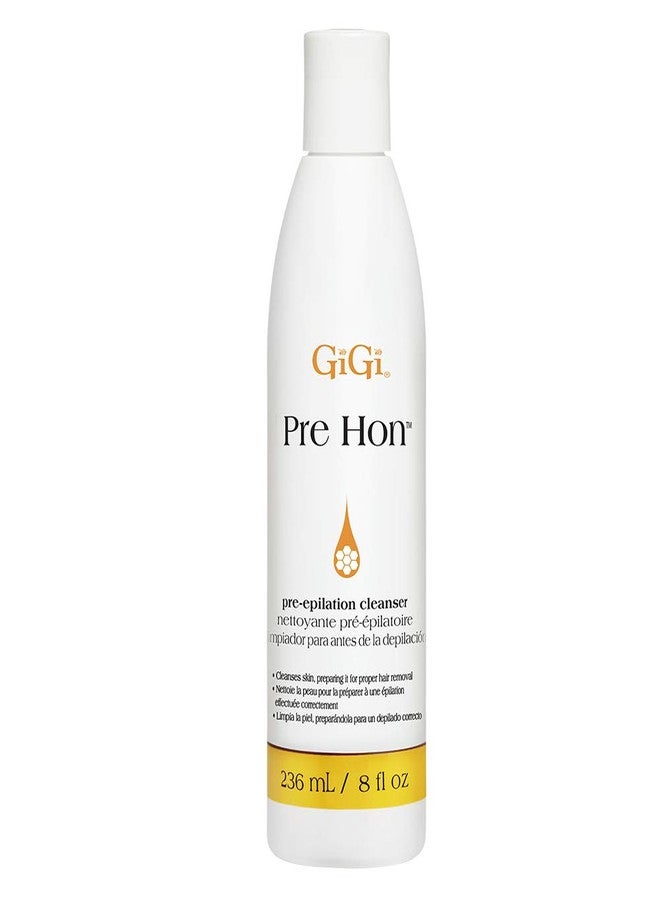 GiGi Pre Hon Pre-Epilation Pre Wax Cleanser - Skin Prep for Waxing, Removes Oil & Impurities, Ideal for Face & Body, 8 fl oz - Image 1